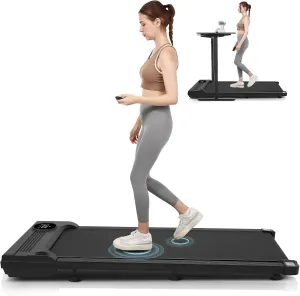 ANCHEER Walking Pad Treadmill, Under Desk Treadmill, 2.5HP Quiet Compact Treadmills for Home 300 lbs Weight Capacity, 2 in 1 Portable Jogging Running Machine with LED Display