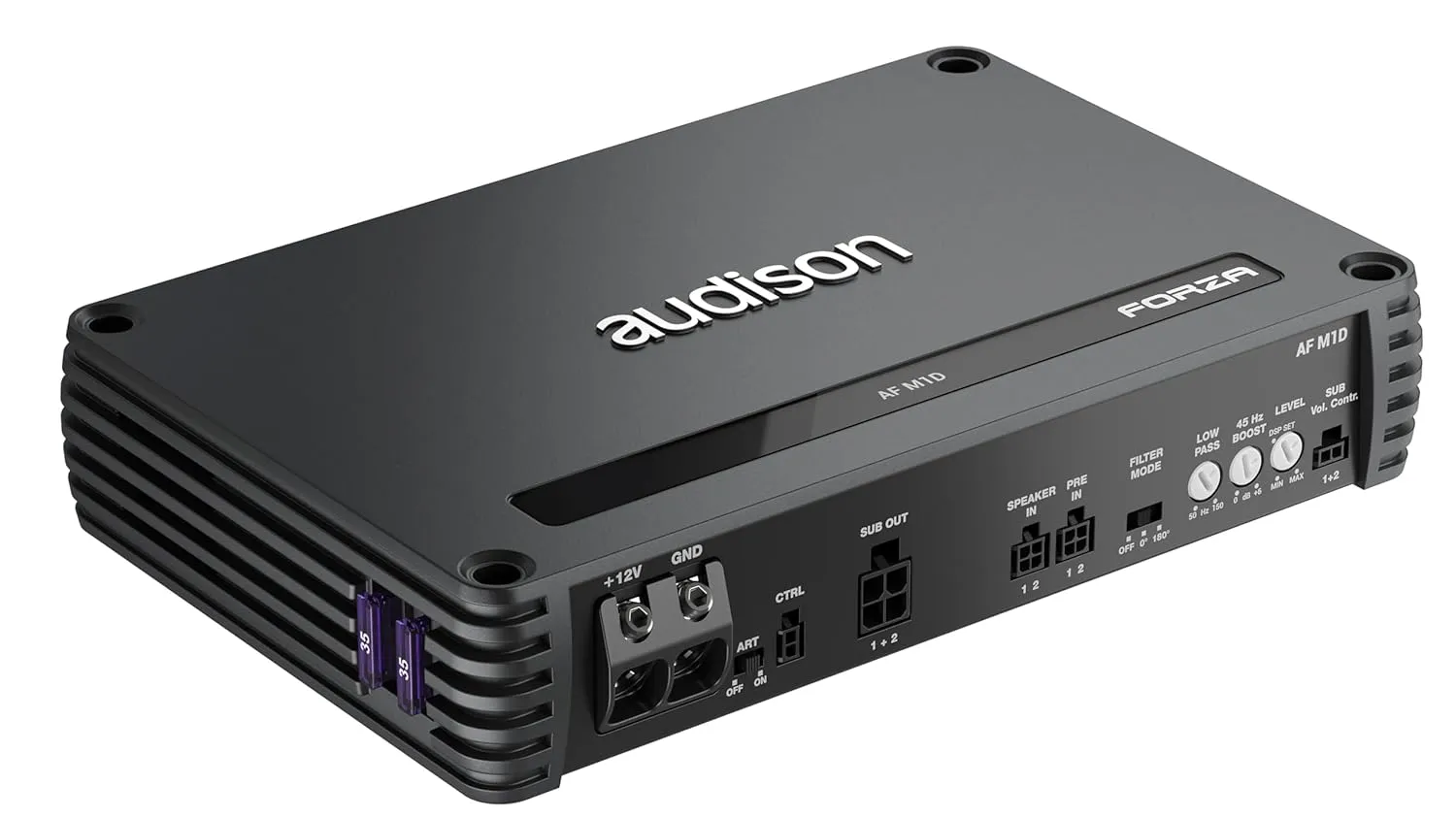 Audison AFM1D 1200W RMS 1-Ohm Class D Amplifier