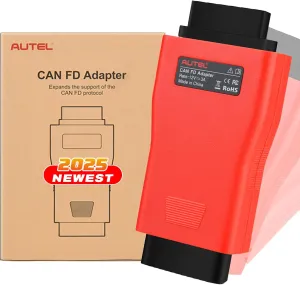 Autel CAN FD CANFD Adapter for GM MY2020 Vehicles, 2025 Compatible with Autel Scanner Diagnostic Scan Tool MaxiSys Series Vehicle Models W/CAN FD Protocol (100% Original)