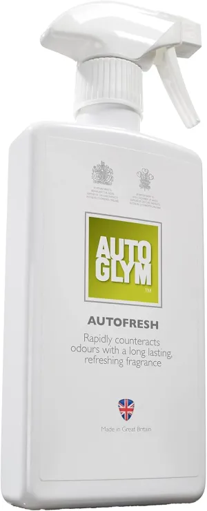 Autoglym Autofresh, 500ml - Citrus Scented Car Freshener Spray For Long Lasting Freshness On Car Carpets or Trim Fabric