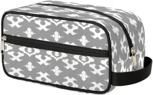 Aztec Toiletry Bag for Women Abstract Geometric Waterproof Cosmetic Makeup Bag Toiletry Shaving Bag for Men Bathroom Travel Storage Bags with Handle