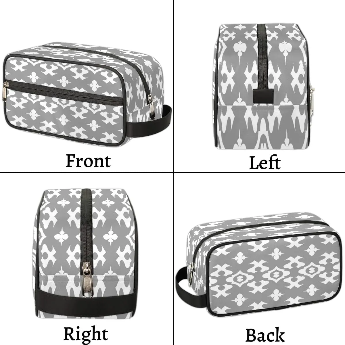 Aztec Toiletry Bag for Women Abstract Geometric Waterproof Cosmetic Makeup Bag Toiletry Shaving Bag for Men Bathroom Travel Storage Bags with Handle
