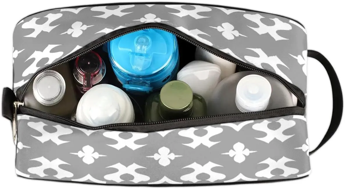 Aztec Toiletry Bag for Women Abstract Geometric Waterproof Cosmetic Makeup Bag Toiletry Shaving Bag for Men Bathroom Travel Storage Bags with Handle
