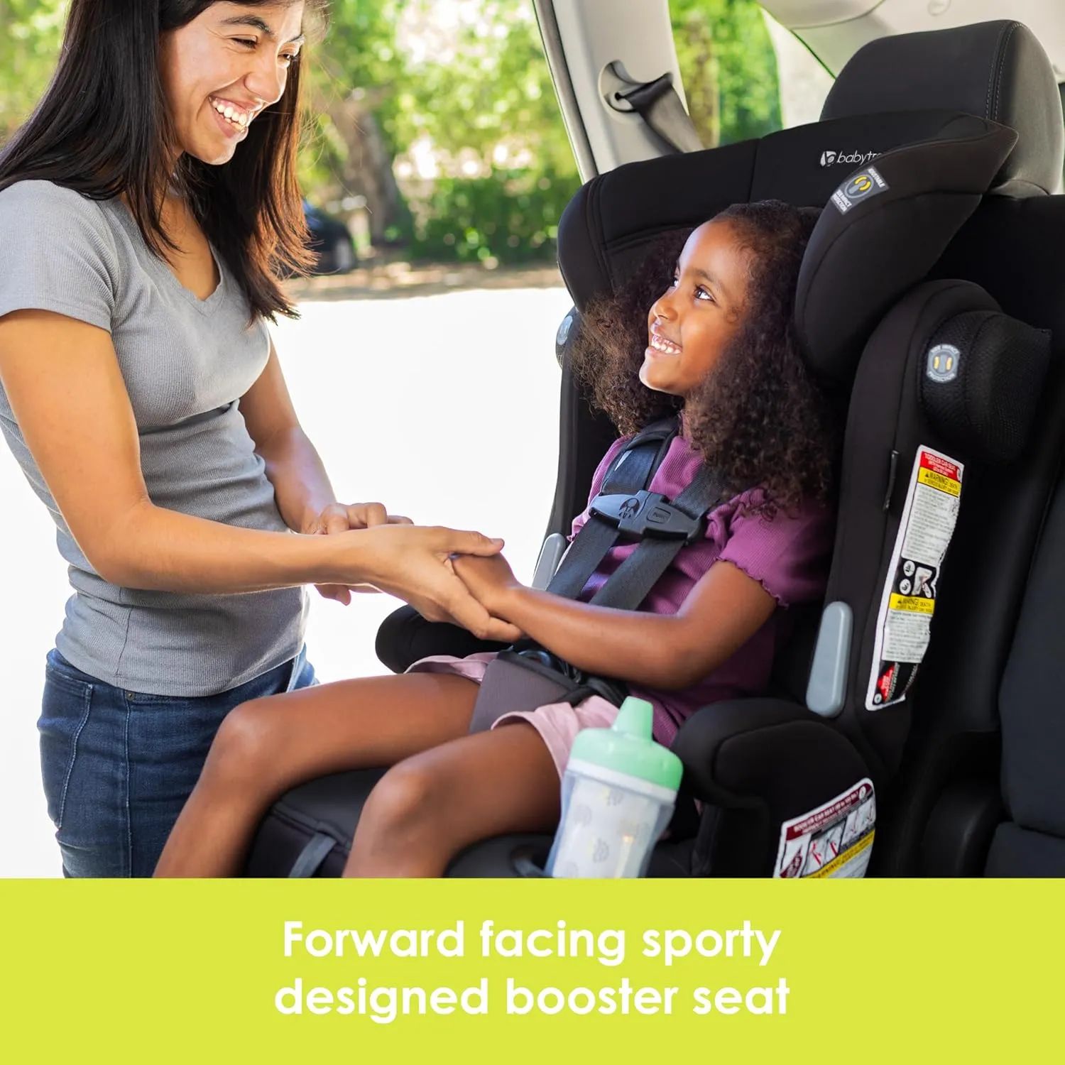Baby Trend Hybrid SI 3-in-1 Combination Booster Car Seat with Side Impact Protection, Hoboken Black