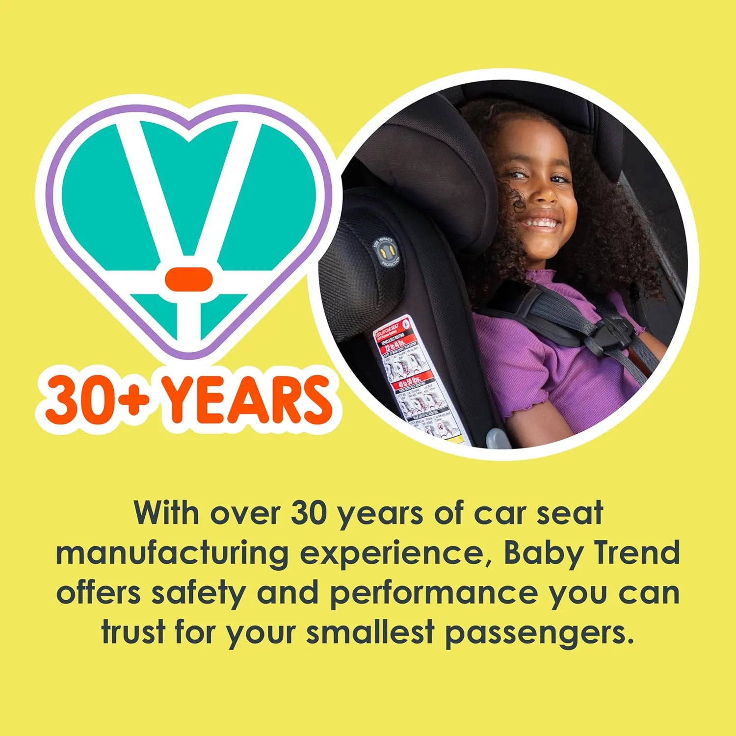 Baby Trend Hybrid SI 3-in-1 Combination Booster Car Seat with Side Impact Protection, Hoboken Black