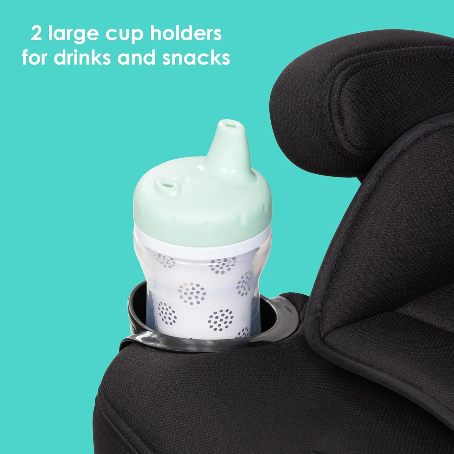 Baby Trend Hybrid SI 3-in-1 Combination Booster Car Seat with Side Impact Protection, Hoboken Black