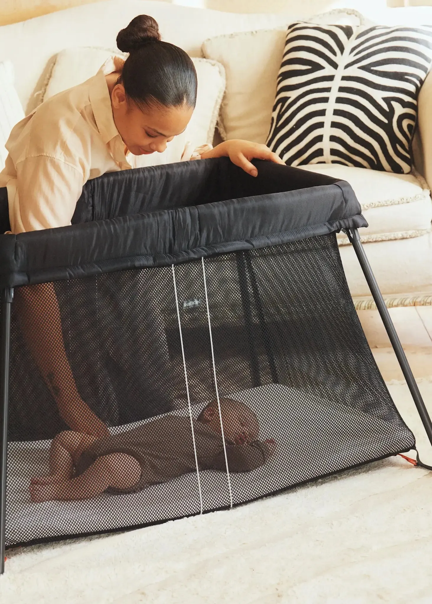 BabyBjorn Travel Cot Light - Black