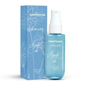 Baked Beauty Kruze Aquatic Vibe Body Mist |Refreshing Long Lasting Fresh Fragrance | Travel-Friendly Perfume Body Spray for Women- 60ml