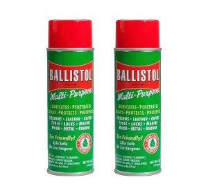 Balistol Multi-Purpose Non-CFC Aerosol Can Lubricant Cleaner Protectant 6 oz, 2 Pack