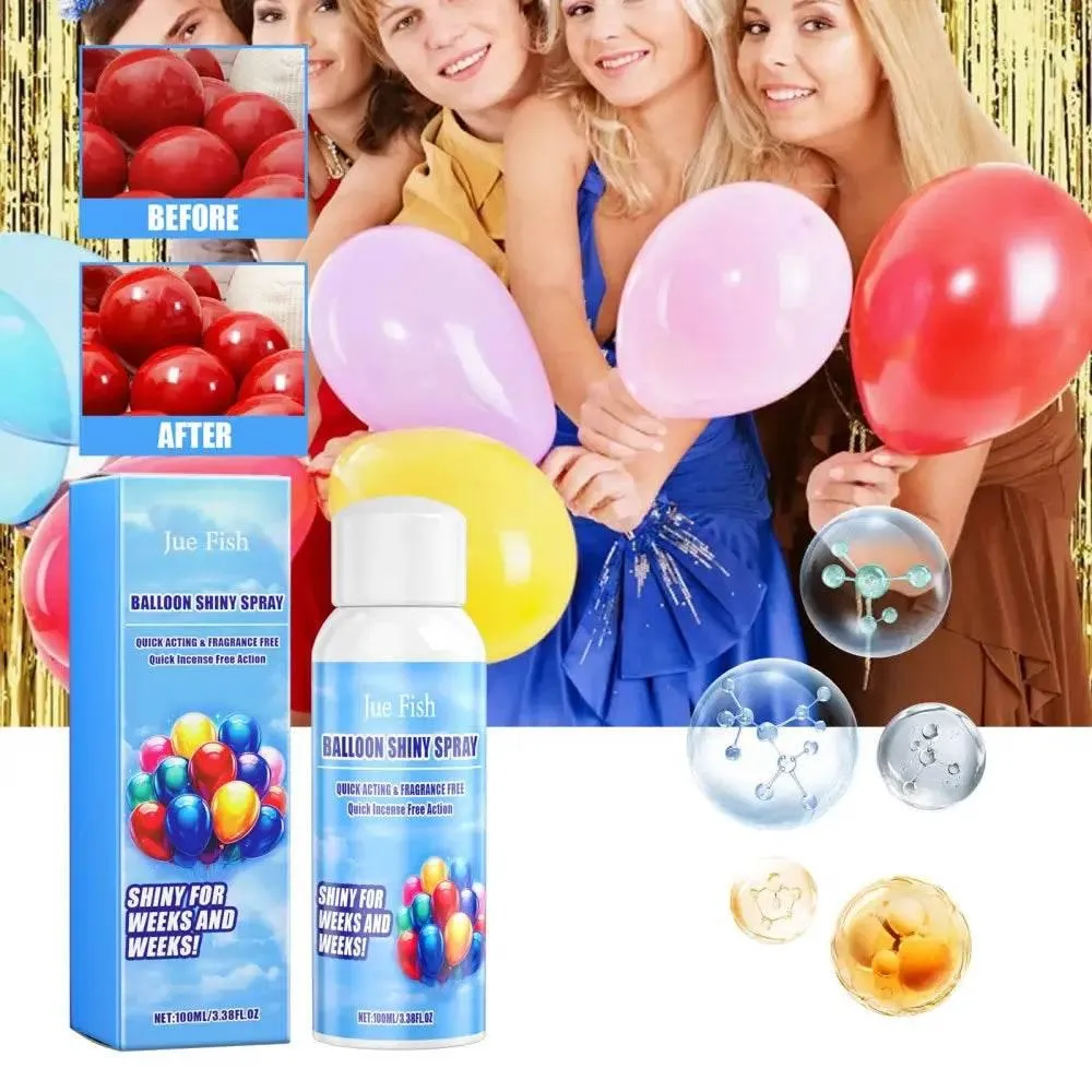 Balloon Shiny Spray for Long-Lasting Brightness