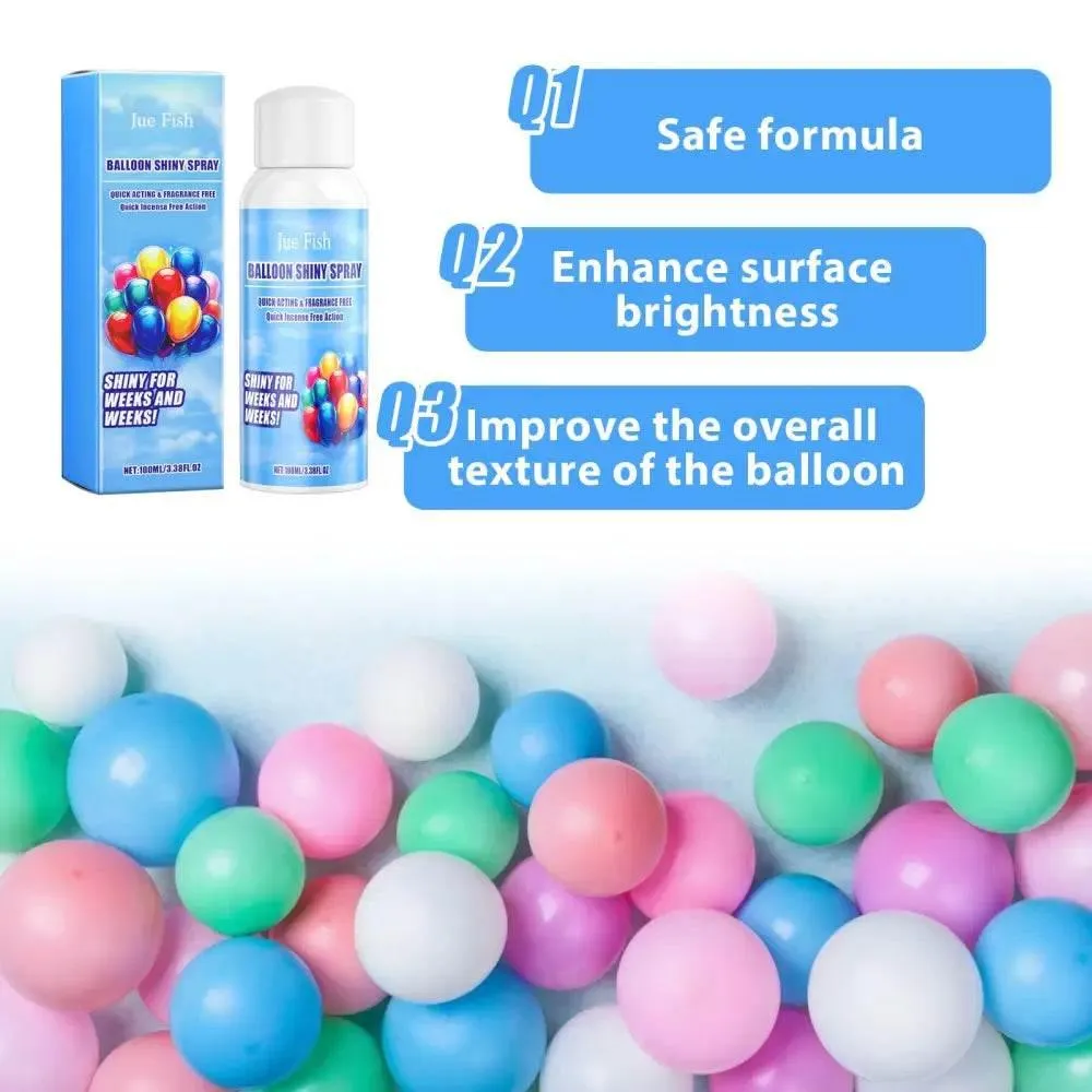 Balloon Shiny Spray for Long-Lasting Brightness