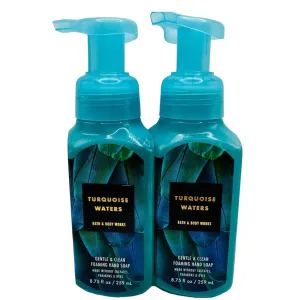 Bath & Body Works Gentle Foaming Hand Soap in Turquoise Waters (2 Pack)