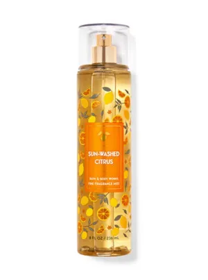 Bath & Body Works Sun-Washed Citrus Fine Fragrance Body Spray Mist, Warm Vanilla Sugar (Sun-Washed Citrus)
