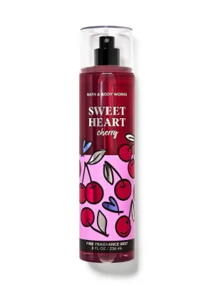 Bath and Body Sweet Heart Cherry Fine Fragrance Body Spray Mist 8 Fl Oz