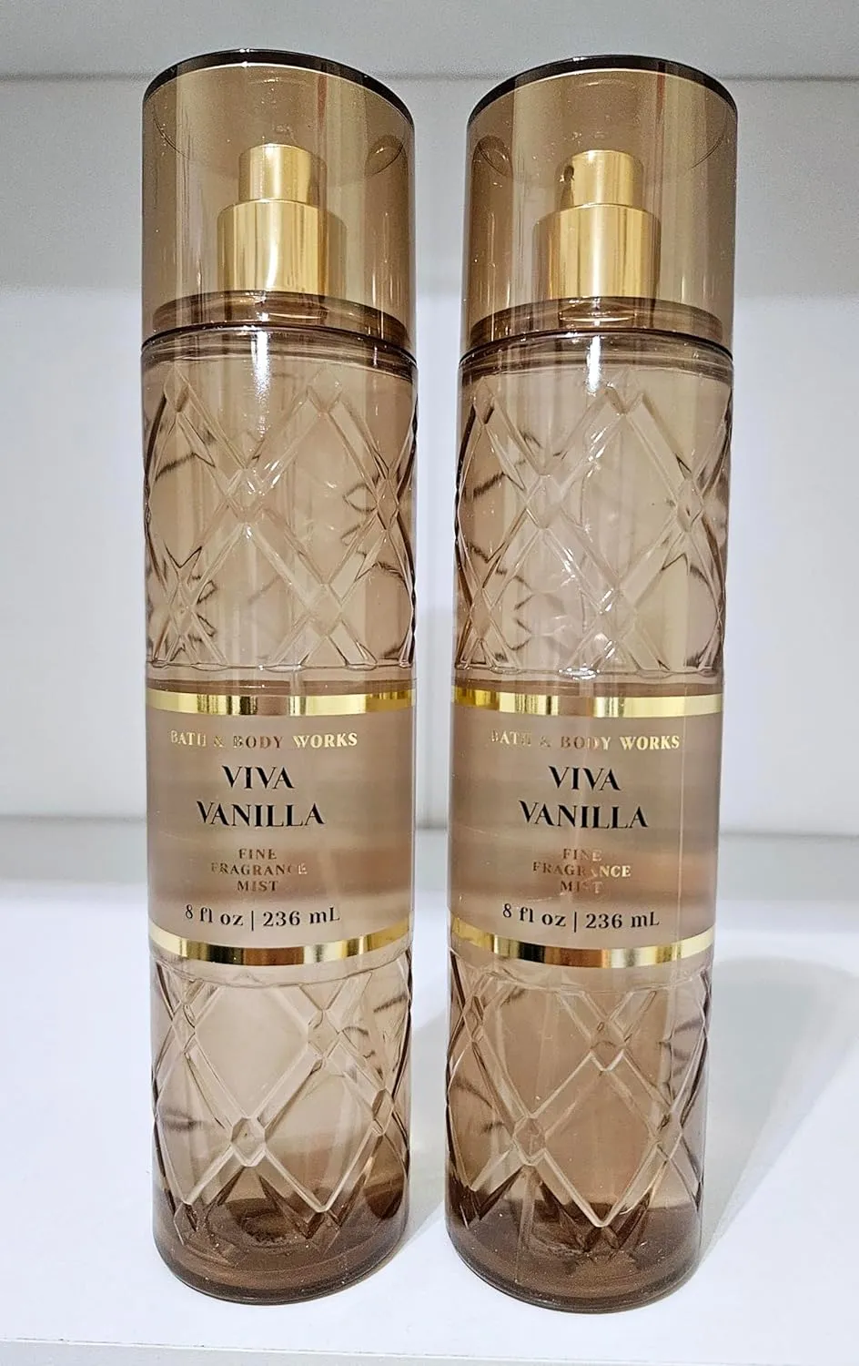 Bath and Body Viva Vanilla Fine Fragrance Mist, 8 fl oz, Set of 2