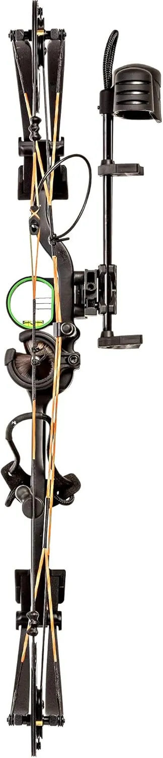 Bear Archery Royale Ready to Hunt Extra Compound Bow Package for Adults and Youth, 12”- 27” Draw Length, 5-50 Lbs Draw Weight, Up to 290 FPS, Limbs Made in USA, Limited Life-Time Warranty