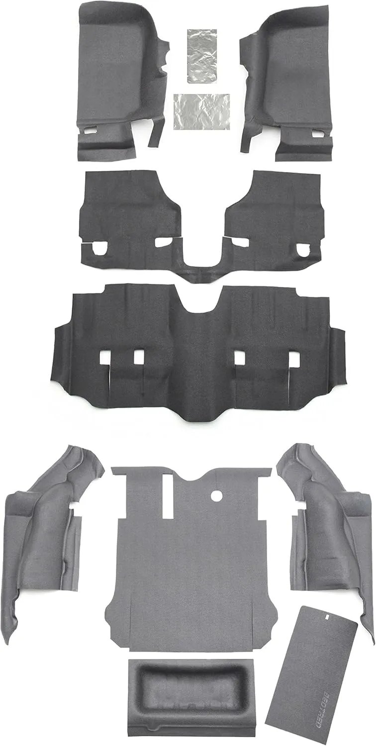 BedRug Jeep Combo Kit - BedTred CBTJK114 fits 2011  JK Unlimited 4 Dr (Includes Front and Cargo Kit)