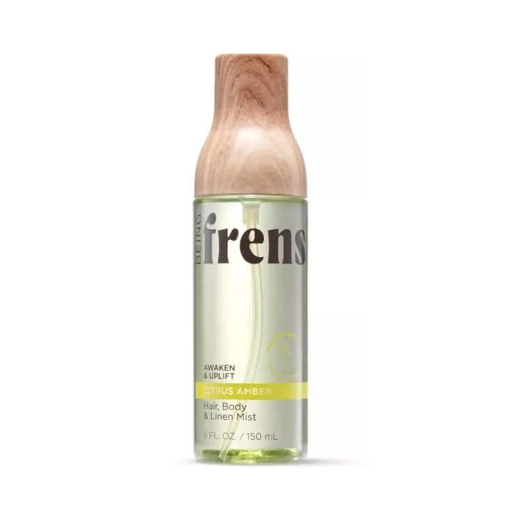 Being Frenshe Hair, Body & Linen Mist Body Spray, Citrus Amber, 5 fl oz