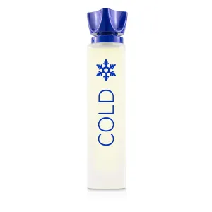 Benetton Cold Edt Spray New In Box for Men Eau De Toilette Spray COLD, 3.3 Oz (Pack of 2)