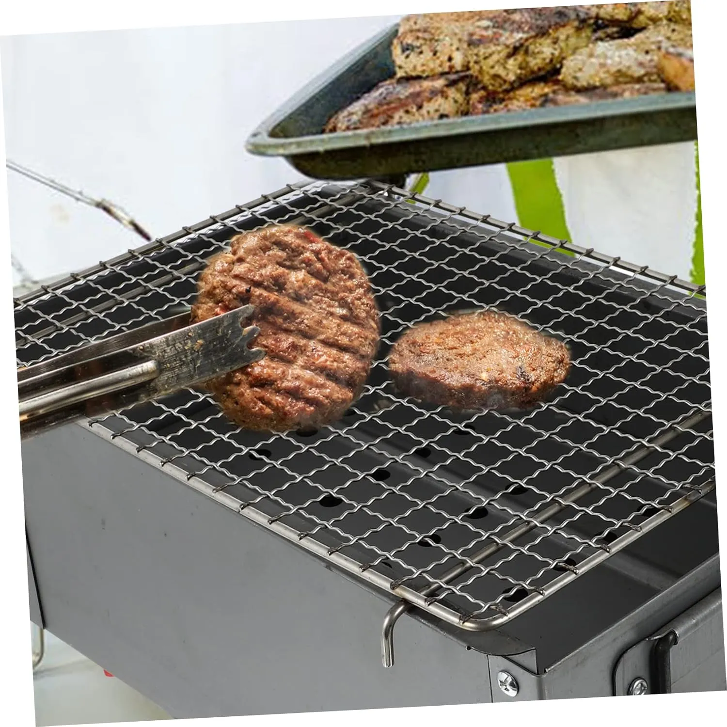 BESPORTBLE Grill Electric Barbecue for Outdoor Charcoal Camping Stove Tool Supply Stove Kitchen Gadget Silver