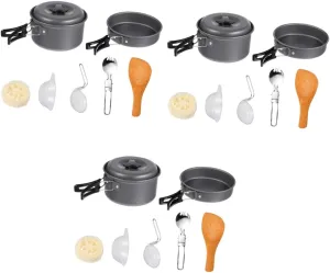 BESPORTBLE Outdoor Cooking Tools Portable Camping Cookwares Aluminum Alloy Camping Cookware Outdoor Cookwares