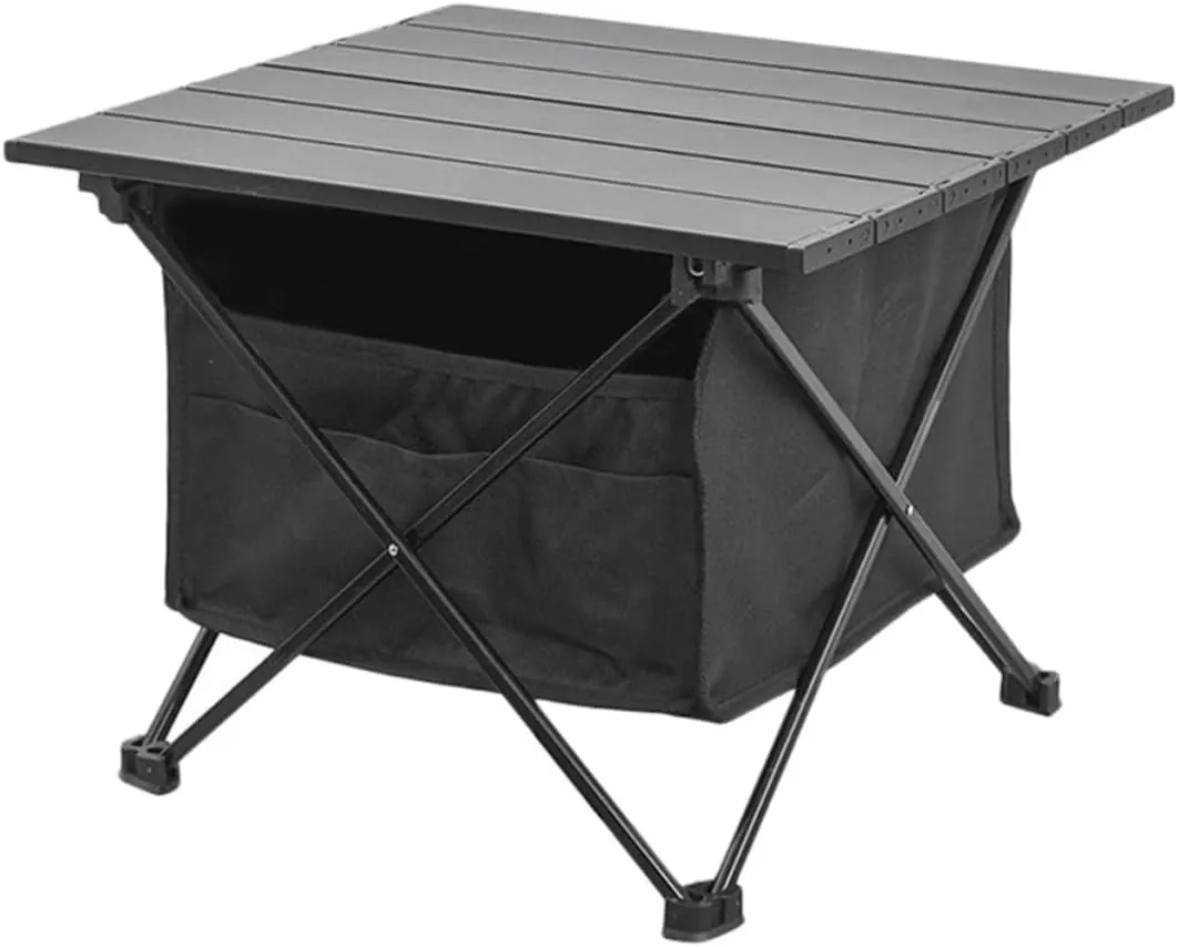 BESPORTBLE Portable Folding Table Storage Bag Compact Barbecue Desk for Picnics Camping and Outdoor Activities Easy Assembly Stable Frame and Storage Capacity