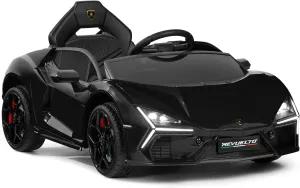 Best Choice Products Licensed Lamborghini Revuelto Kids 12V Electric Ride On Car Toy w/ 66lb Weight Capacity, Parent Control, Bluetooth - Black