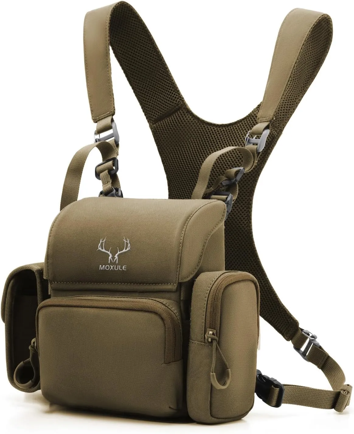 Binocular Harness Chest Pack: Bino Case with Rangefinder Pocket for Birdwatching and Hiking