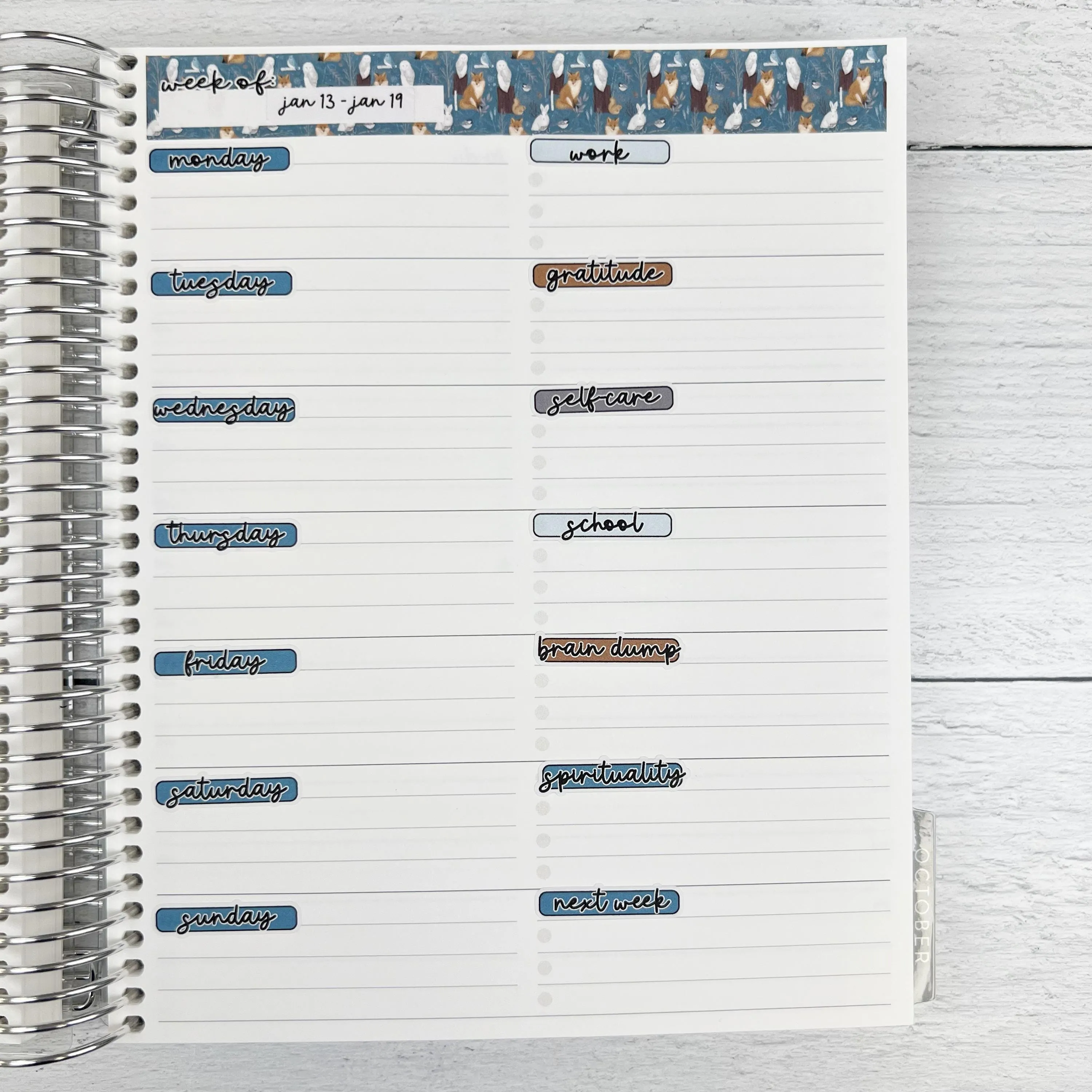 Bird Butterfly and Flower Kit | Freestyle Kit Any Planner Kit Stickers | Very Violet | KIT-377-K