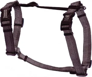 Blue-9 Reflective Buckle-Neck Balance Harness, Fully Customizable Fit No-Pull Harness with 3M Reflective Stitching, Ideal for Dog Training and Obedience, Made in The USA, Grey, XS