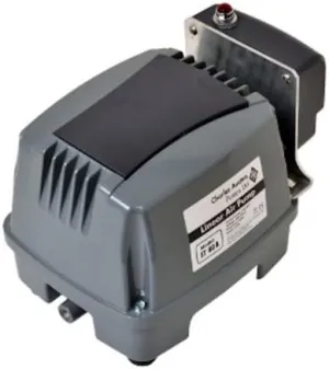 Blue Diamond ETA 60 Septic or Pond Linear Diaphragm Air Pump with built in Alarm