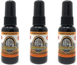 BluntPower (Cantaloupe, 3 Pack) Concentrated Air Freshener - Premium Oil Based Air Freshener Spray For Home and Car - Long-Lasting Bathroom Spray, Car Freshener, & Odor Eliminator Spray
