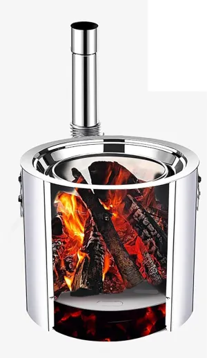 Bonfire Fire Pit,Camping Stove, Stainless Steel Bonfire Stove,Ultralight Portable, for Tents, Shelter, Outdoor Portable Stove for Camping Heating and Cooking