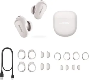 Bose QuietComfort Earbuds II, Soapstone with Alternate Sizing Kit