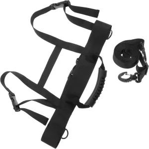 Boy Girl Ski Training Harness Lightweight Plowstyle Ski Leash for Boy Girl Easy to Carry and Use for Snowboarding Roller Skating and Climbing Activities