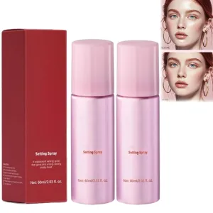 Brand new facial moisturizing setting spray, powdered glass setting spray, creating an extremely smooth makeup effect, moisturizing and lasting makeup for up to 12 hours