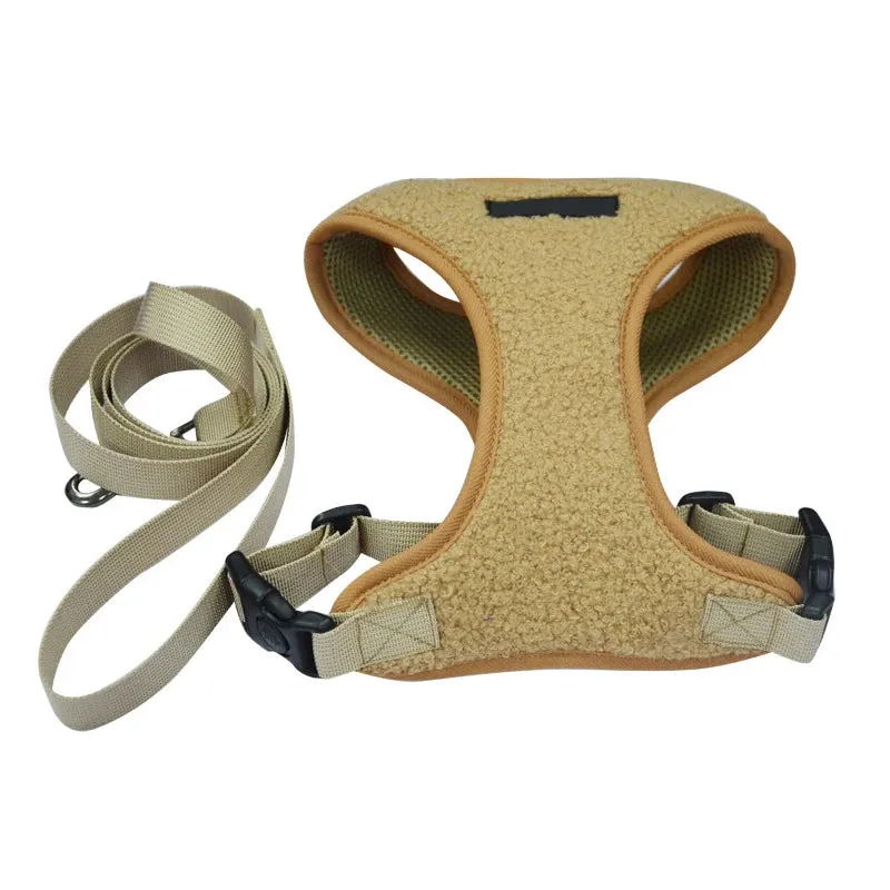 Breathable Fleece Dog Harness Set