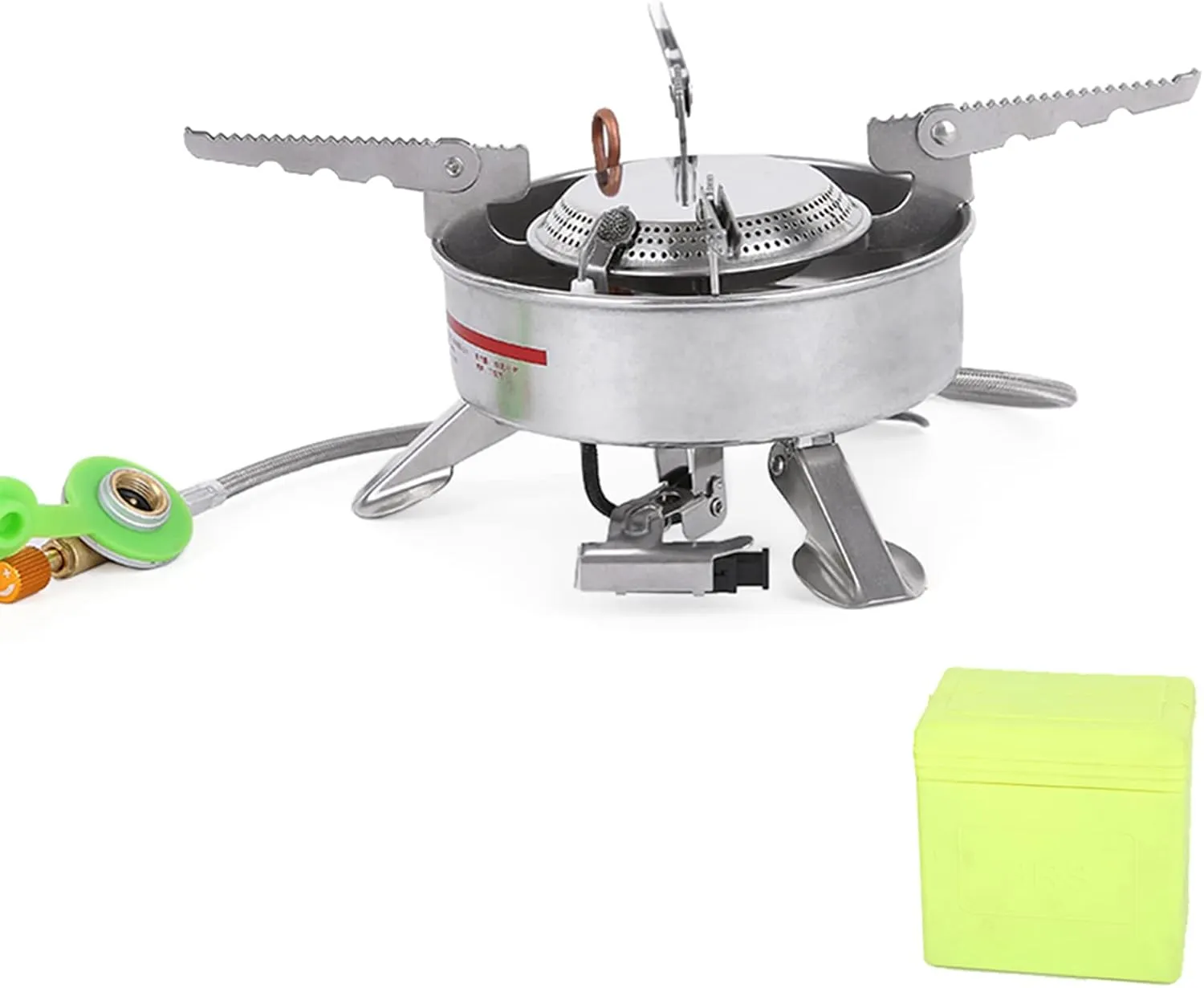 BRS-10 Outdoor Portable Camping Picnic Split-Type Stainless Steel Butane Gas Stove Cooker Big Power Large Blaze