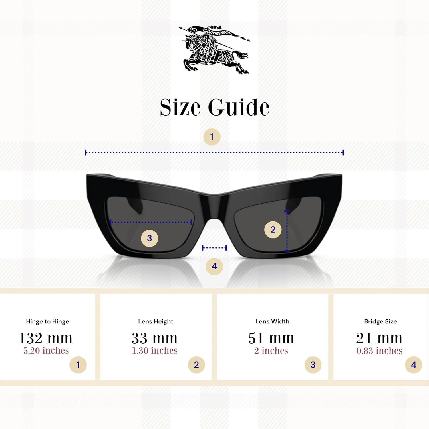 BURBERRY BE4405 Cateye Sunglasses for Women   BUNDLE With Designer iWear Complimentary Eyewear Kit