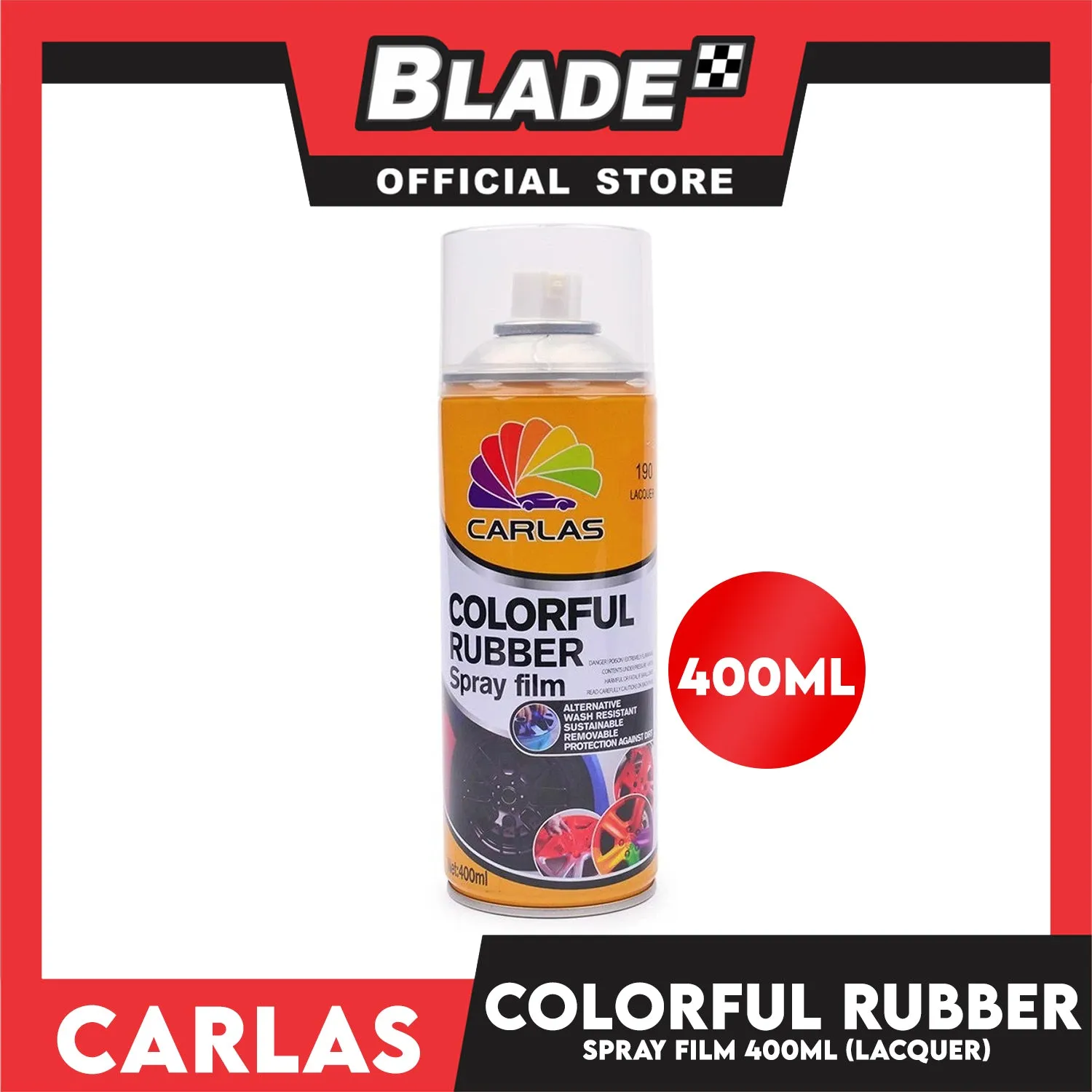 Buy 3 Take 1 Free! Carlas Colorful Rubber Spray Film 400ml (Lacquer)