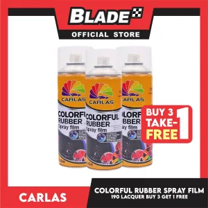 Buy 3 Take 1 Free! Carlas Colorful Rubber Spray Film 400ml (Lacquer)