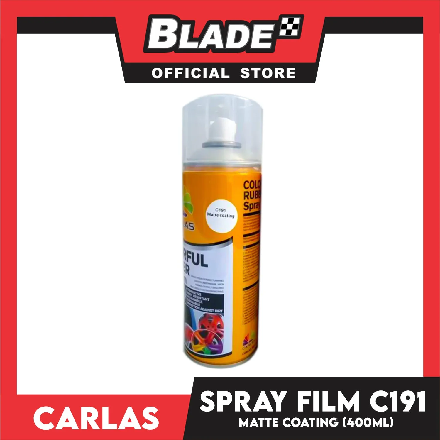 Buy 3 Take 1 Free! Carlas Colorful Rubber Spray Film 400ml (Matte Coating)