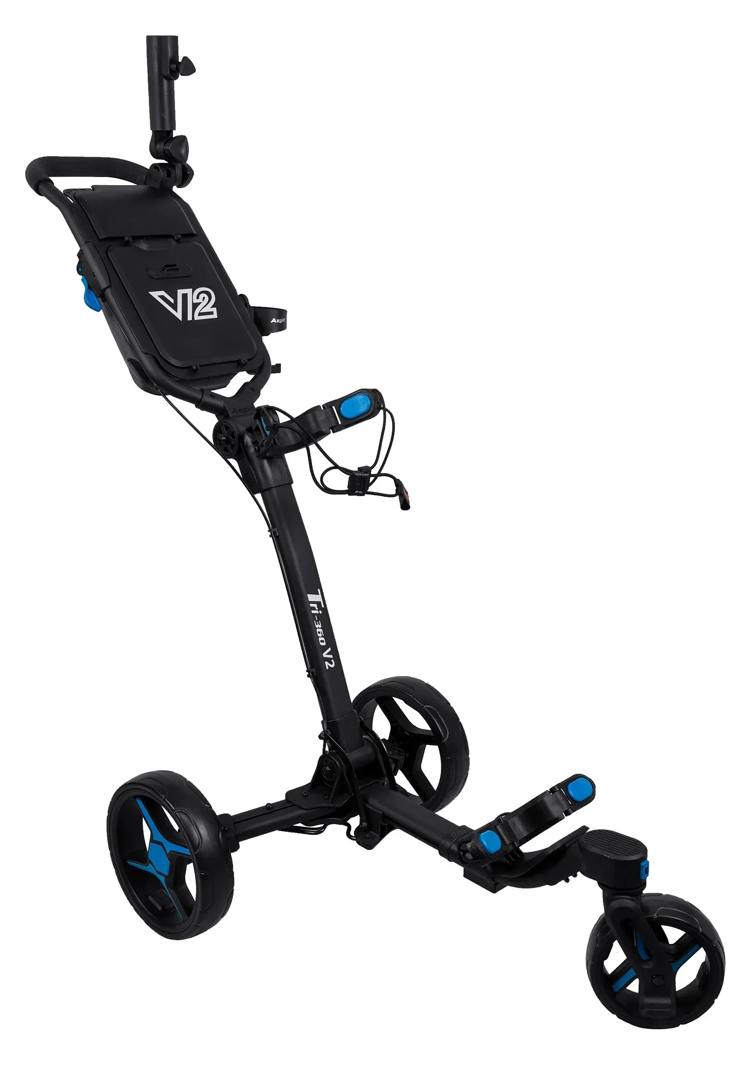 Caddie Wheel   Axglo V2 Golf Push Cart Bundle