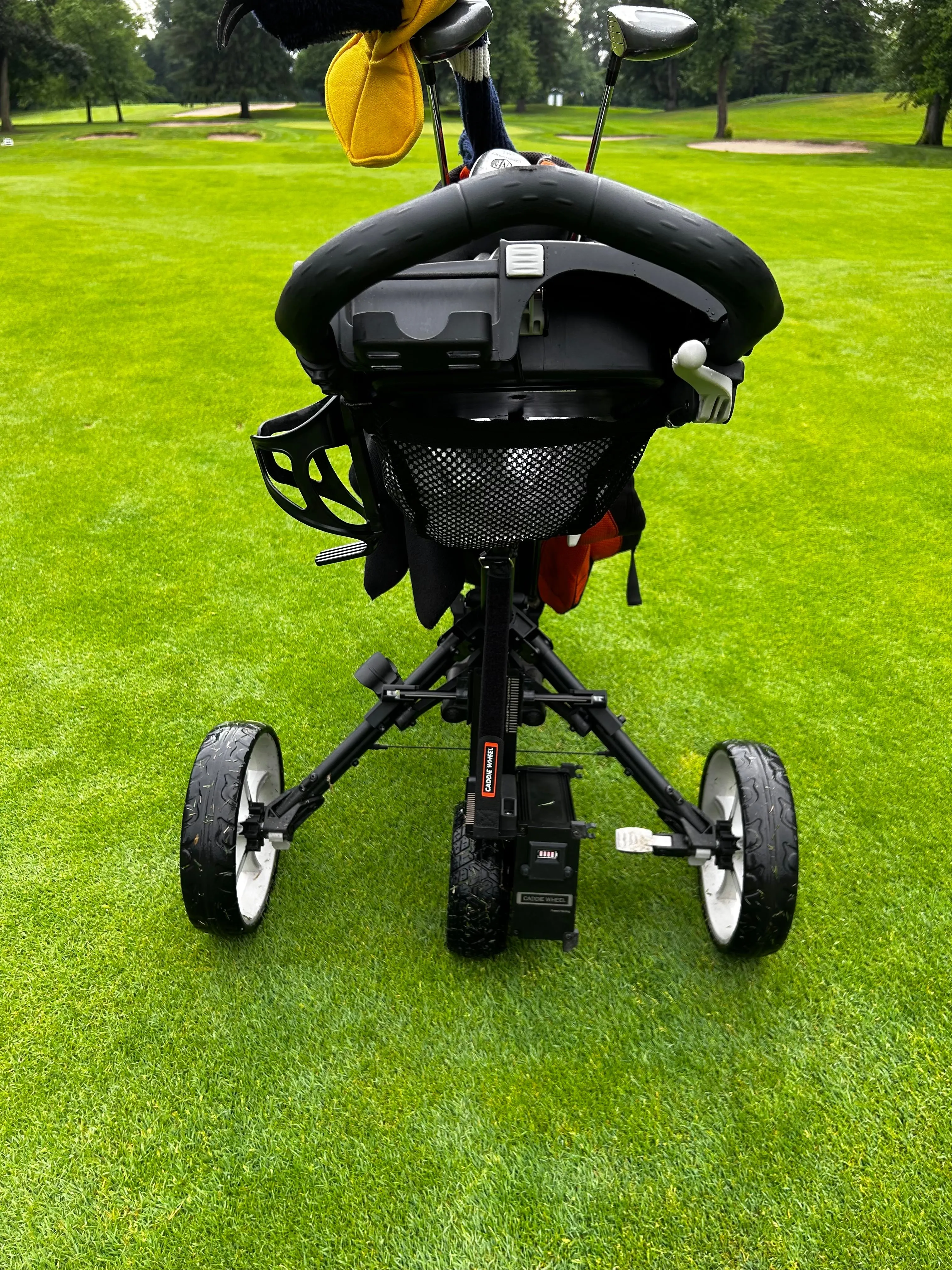 Caddie Wheel   Axglo V2 Golf Push Cart Bundle