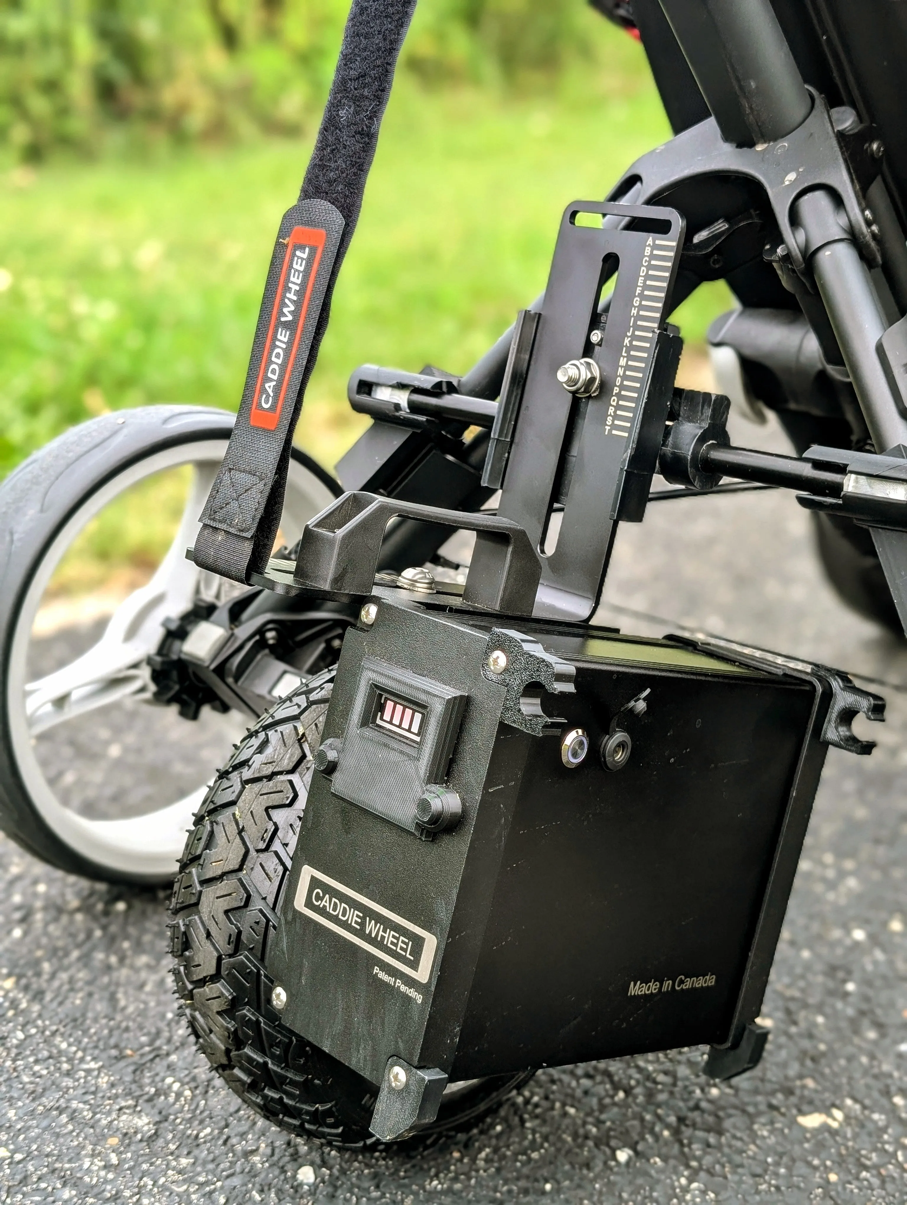 Caddie Wheel   Axglo V2 Golf Push Cart Bundle