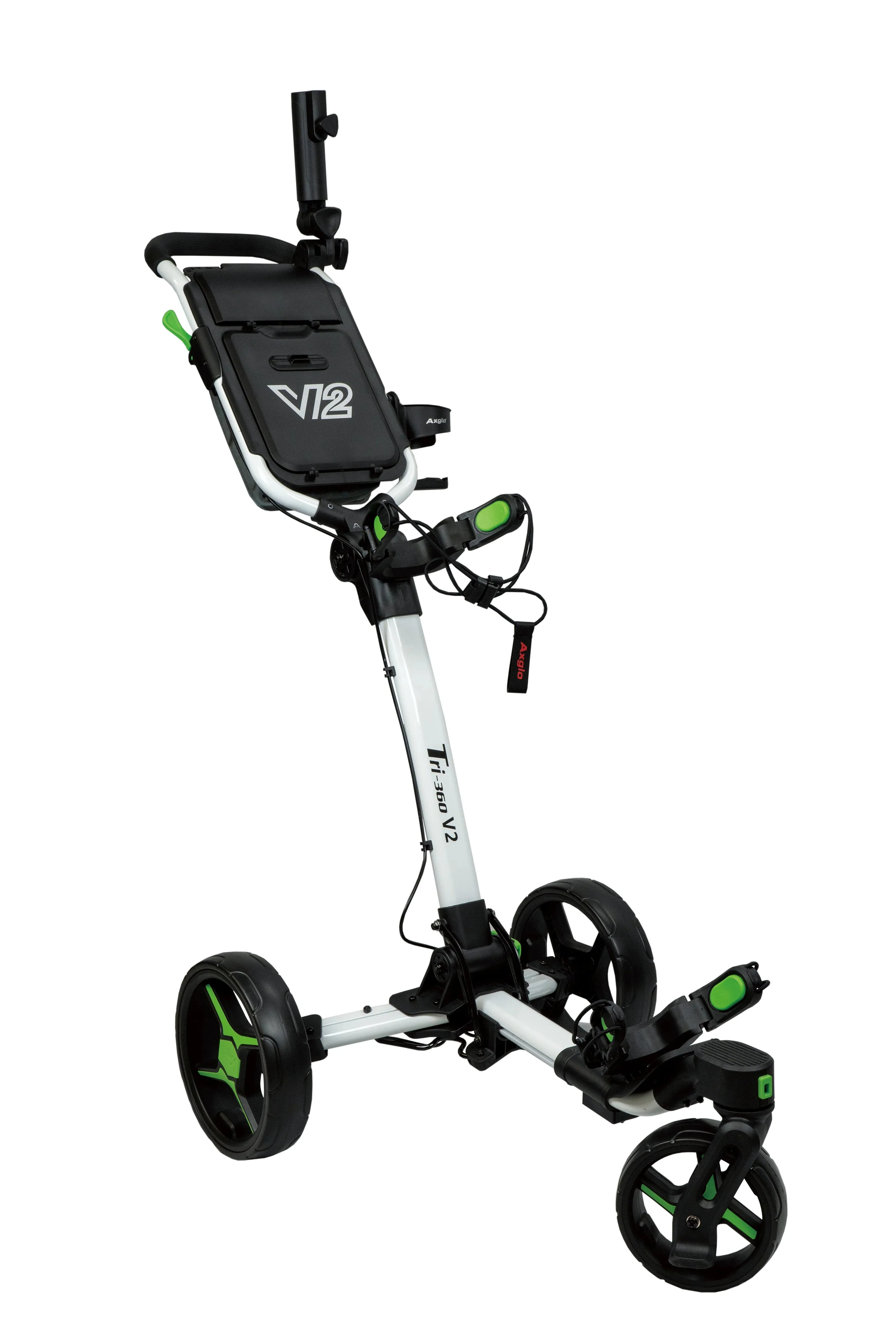 Caddie Wheel   Axglo V2 Golf Push Cart Bundle