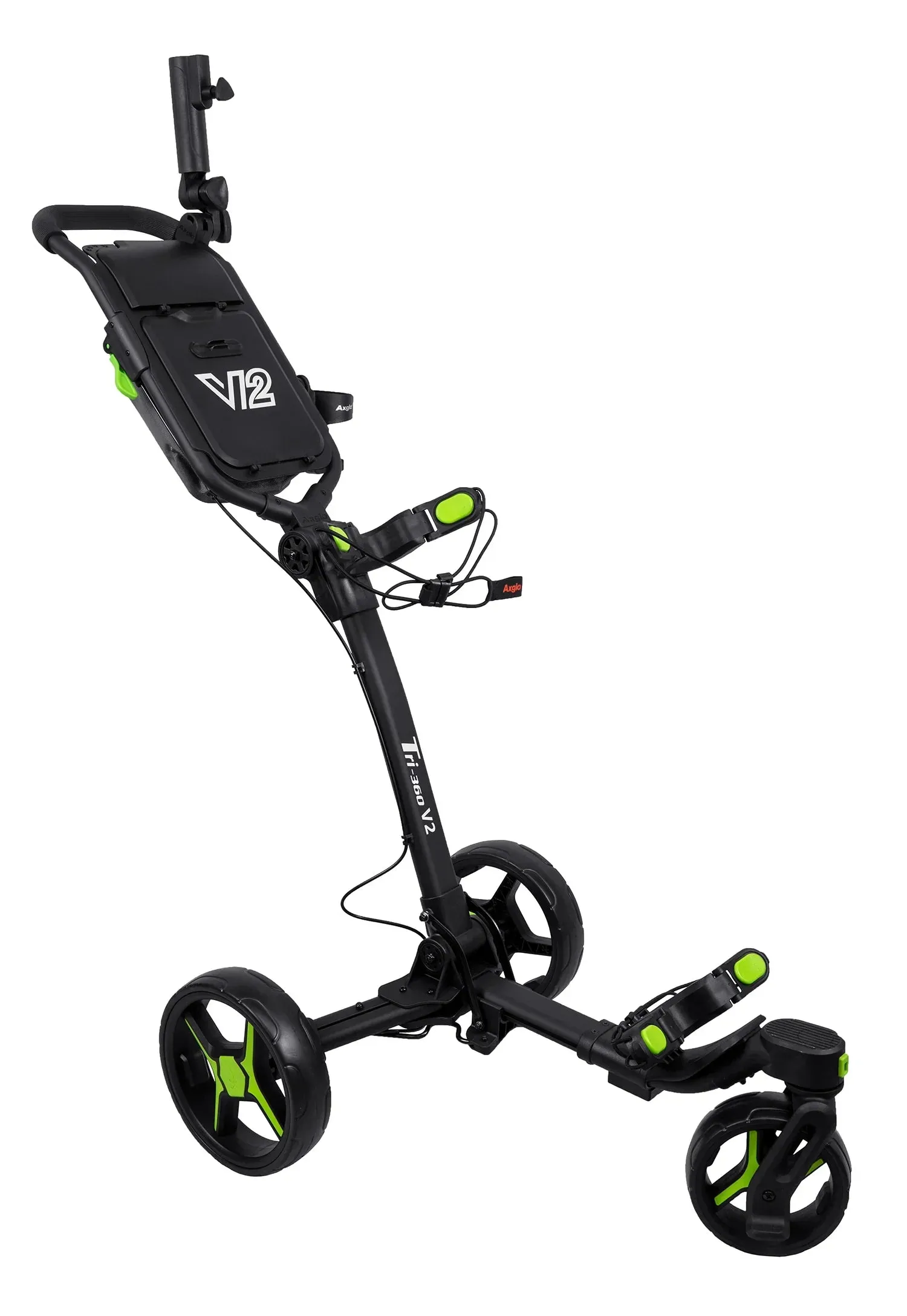 Caddie Wheel   Axglo V2 Golf Push Cart Bundle