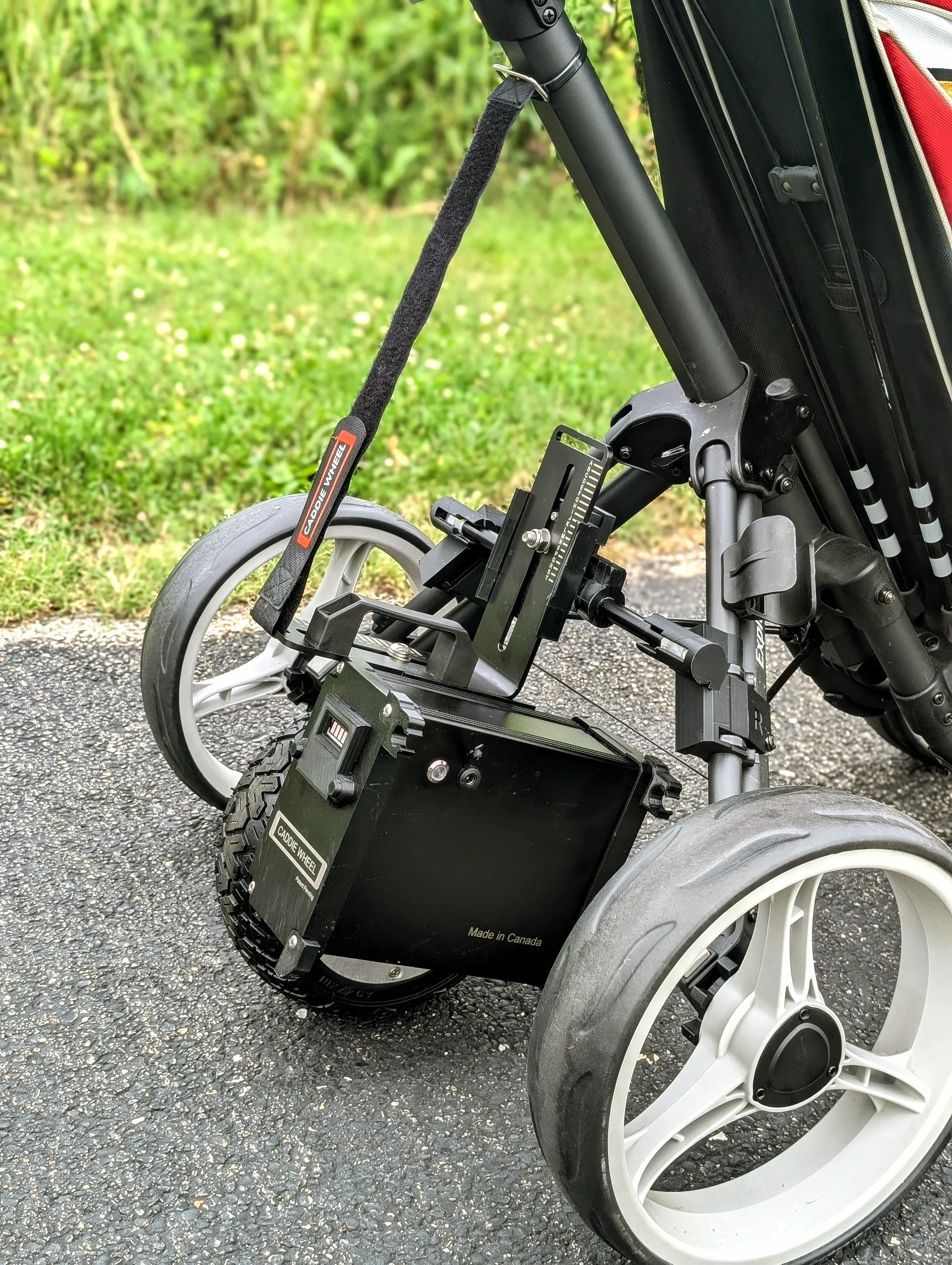 Caddie Wheel   Axglo V2 Golf Push Cart Bundle