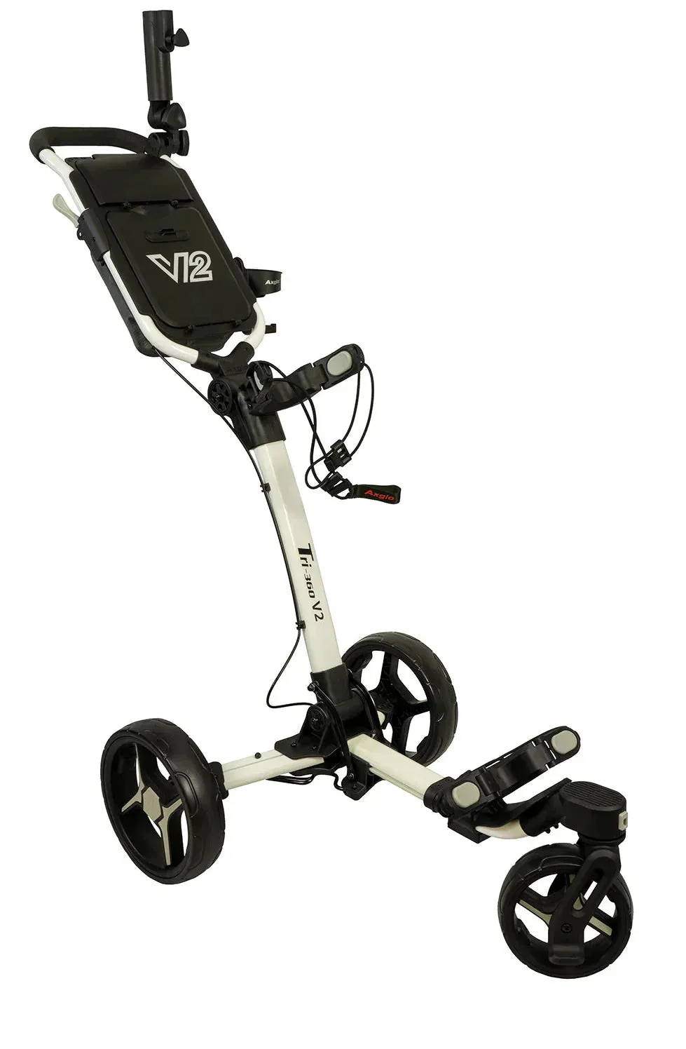 Caddie Wheel   Axglo V2 Golf Push Cart Bundle