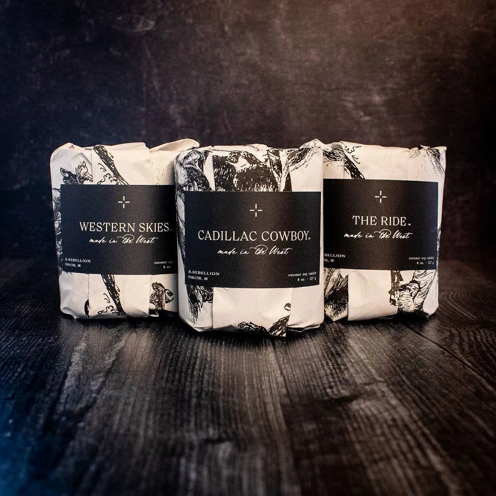 Cadillac Cowboy Candle 8 oz.